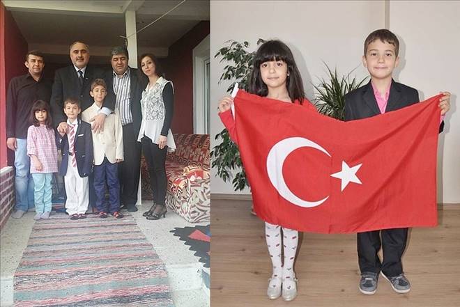 Çaykaralı Türker`den Bayrağı Öpen Çocuğa Ziyaret