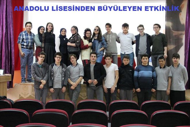 Anadoılu Lisesinden Türk Dil Bayramı Etkinliği