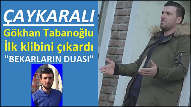 Çaykaralı Sanatçı Gökhan Tabanoğlu İlk Klibini Çekti..