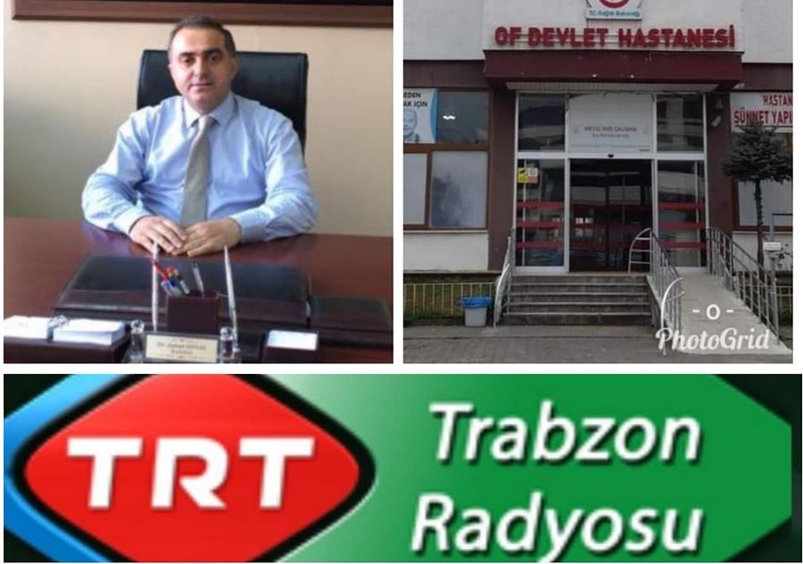 Başhekim Op.Dr.Şaban Uysal TRT Trabzon Radyosunda
