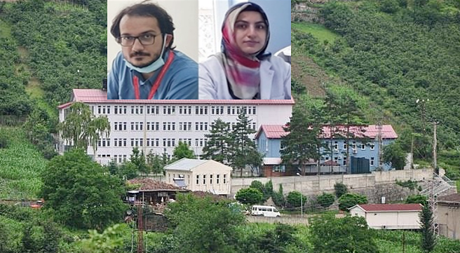 Çaykara Ataköy Hastanesine atanan 2 uzman doktor göreve başladı