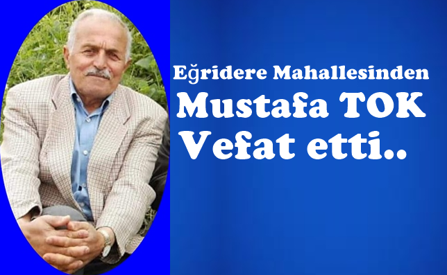Mustafa Tok vefat etti