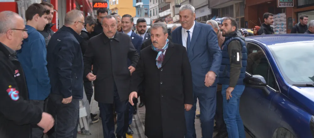 BBP Genel Başkanı Mustafa Destici Çaykara