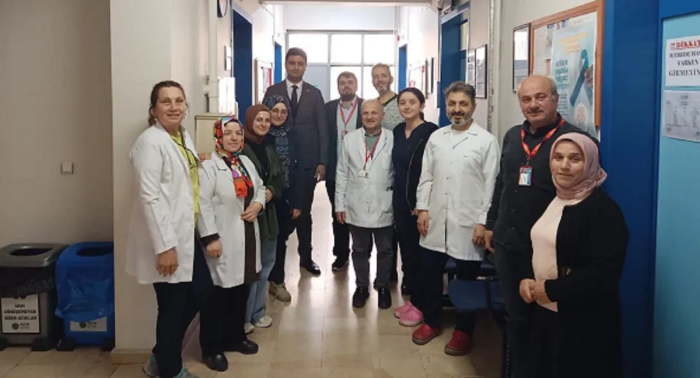 Çaykara,Sağlık Çalışanlarının 14 Mart Tıp Bayramını Kutladı