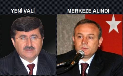  Trabzon Valisi Merkeze alındı