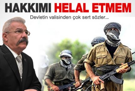Vali Cerrah`tan PKK ile görüşenlere sert açıklama!