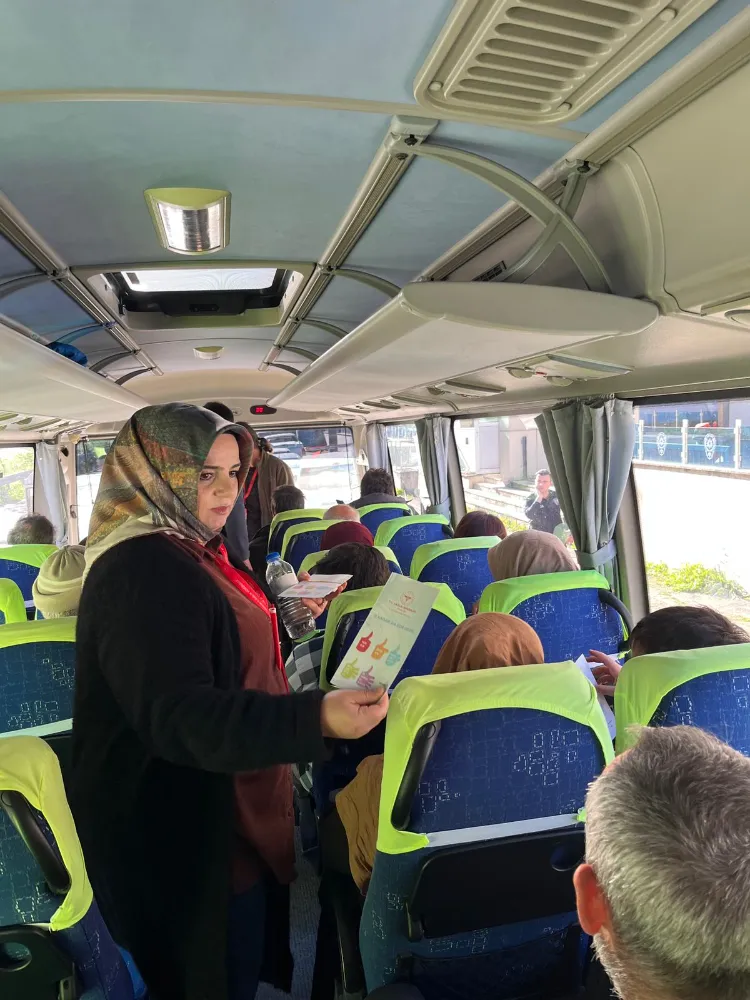 Dernekpazarı Sağlık Grup Başkanlığından Bilgilendirme Etkinliği