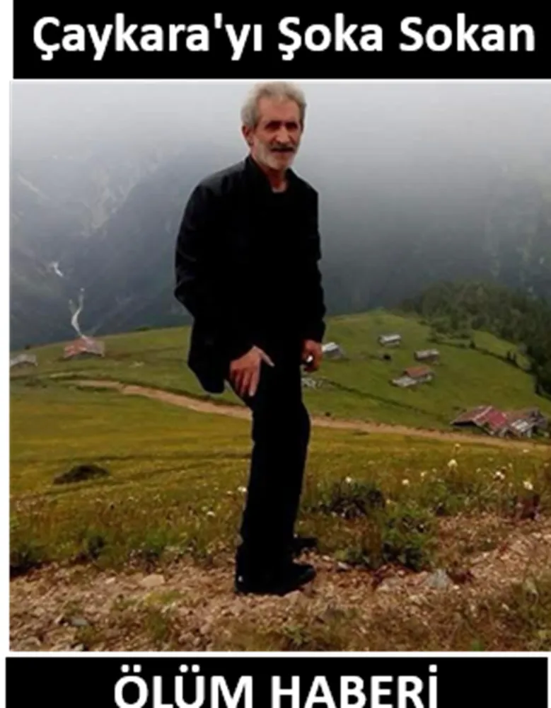 Çaykara İlçesini Şoka Sokan Ölüm Haberi