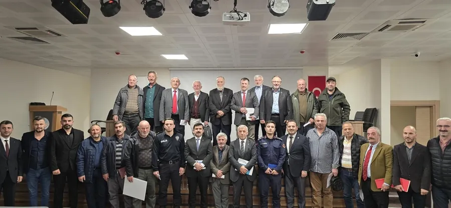 İlçe Protokolü Muhtarlar İle Buluştu