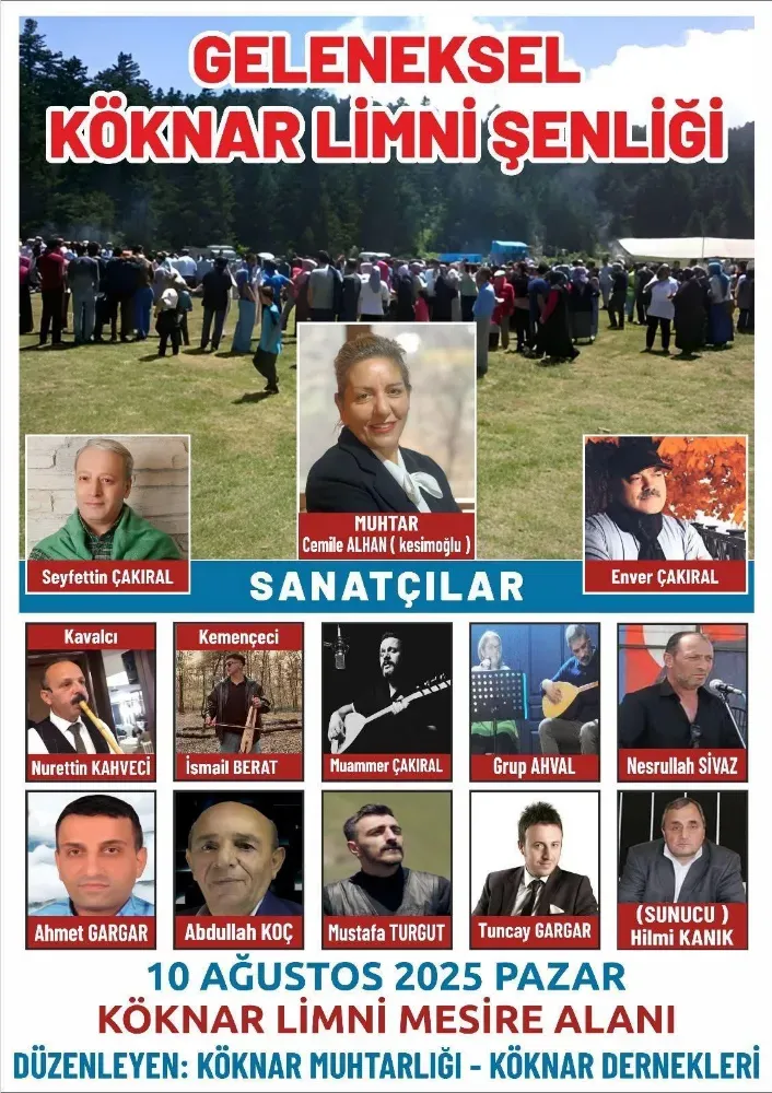 Köknar Limni Şenliği İçin Servis Yerleri Belli Oldu