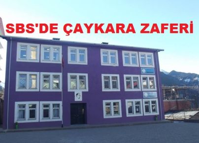 Çaykara SBS`de Birinci Oldu