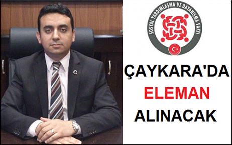 Dayanışma Vakfına eleman alınacak!